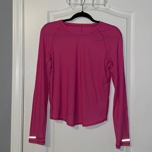 lululemon Rise and Run LS - SONIC PINK, size 4